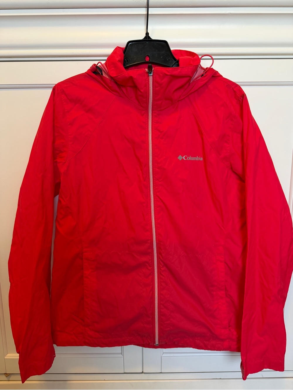 Columbia Red Women's Lightweight Hooded Jacket